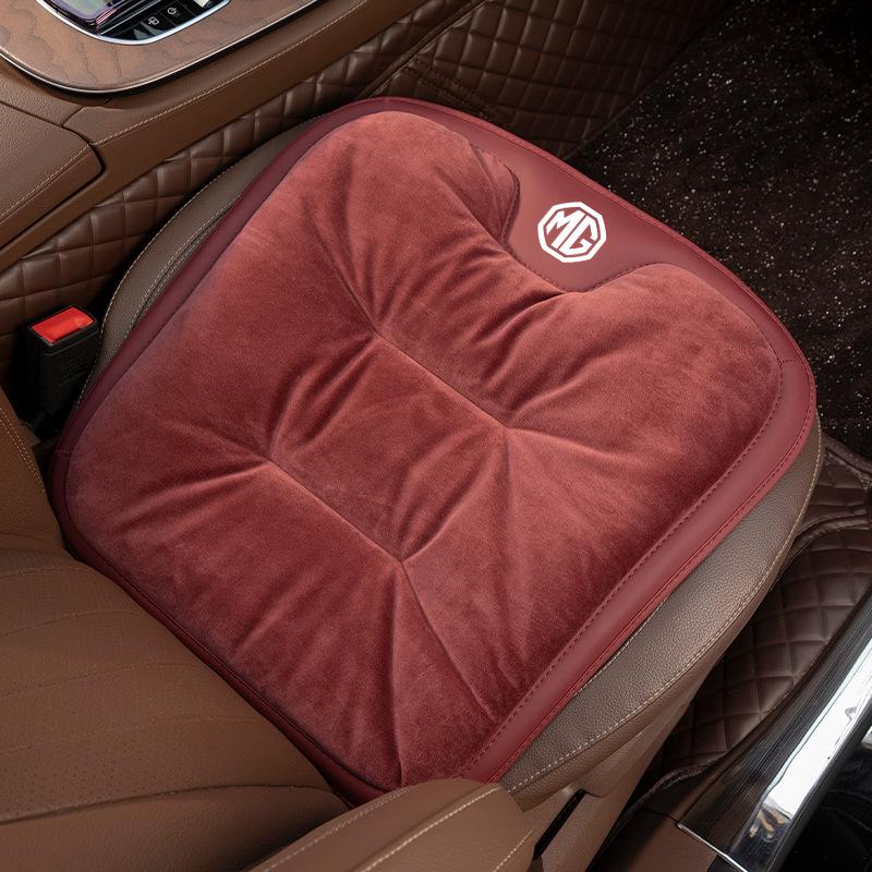 Warm Plush Flannel Seat Cushion for MG5, MG7, MG4, MG6, Scorpio – Winter-Ready Comfort