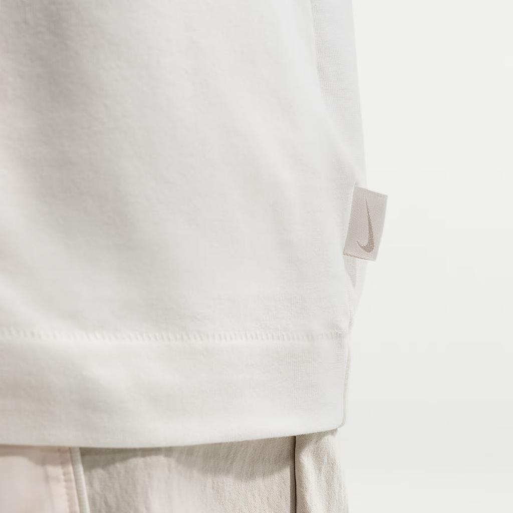 Nike Loose Fit Round Neck Comfortable Solid Color Short Sleeve Drop Shoulder T-Shirt Women tops IO3526-133