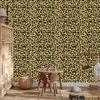 Animal Skin Wallpaper Ochre and Gold for Living Room and Bedroom 50x1000