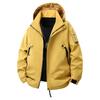 Men's Rain Jacket Lightweight Windbreaker with Hooded Water Resistant Outdoor Raincoat for Hiking Travel Camping