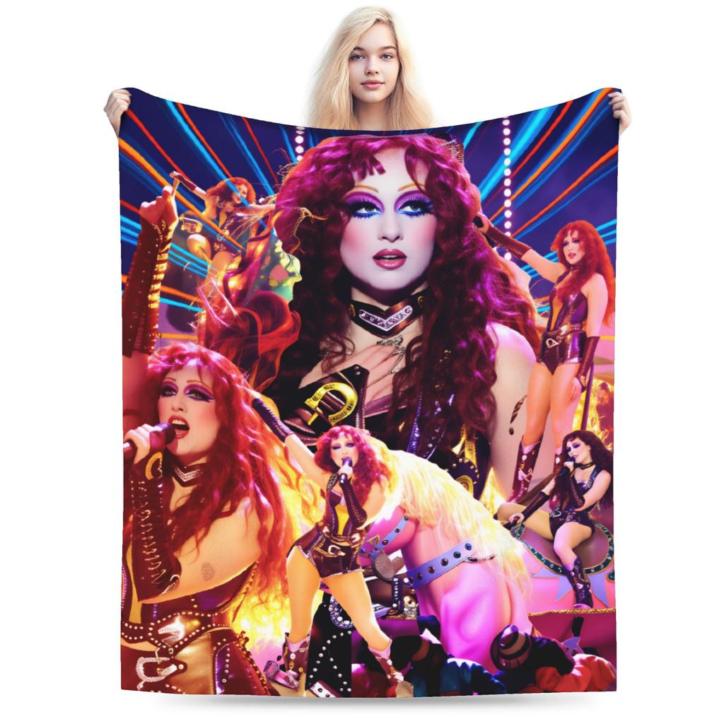 American Singer Chappell Roan Flannel Blanket Winter  Soft Throw Blanket for Child Home Decor Novelty Bedspread Sofa Bed Cover