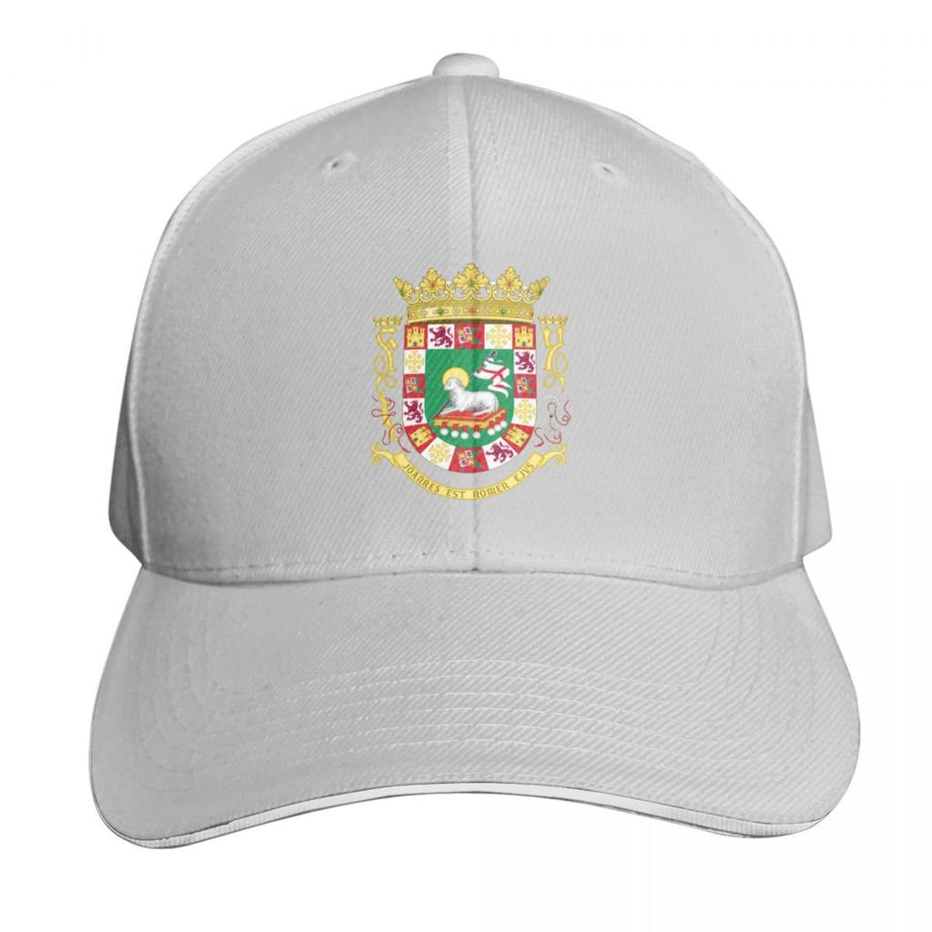 Puerto Rico Coat of Arms Baseball Cap Uv Protection Solar Hat Golf Trucker Hat Hiking Hat For Women Unisexs