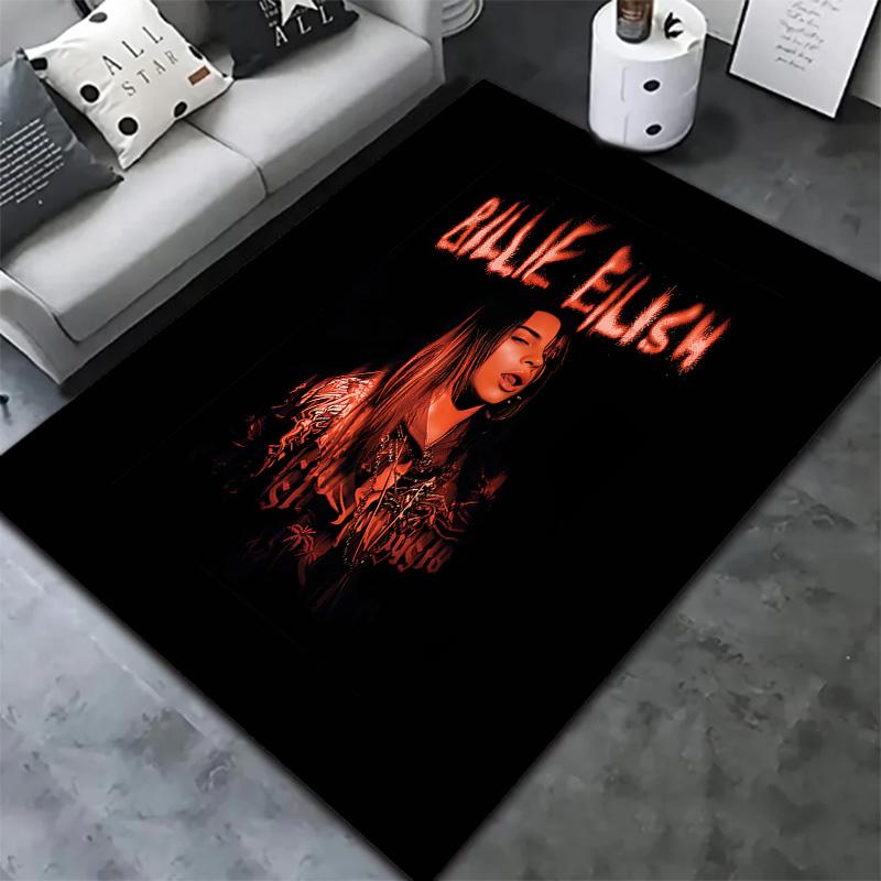 Billie Eilish Carpet Rug For Living Room Bedroom Home Sofa Decoration Kids Play Nonslip Floor Mat