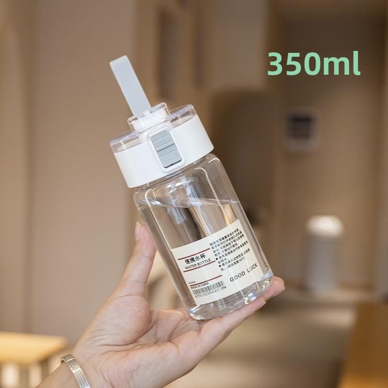 

350/550/800/ml Children s School Water Bottle Transparent Water Bottle Reusable Leak Proof Durable Water Bottle with DrinkingCap One Size