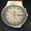 AUTOMATIC VINTAGE ORIENT CRYSTAL JAPAN 46941 MENS ORIGINAL DIAL WATCH A703381-1