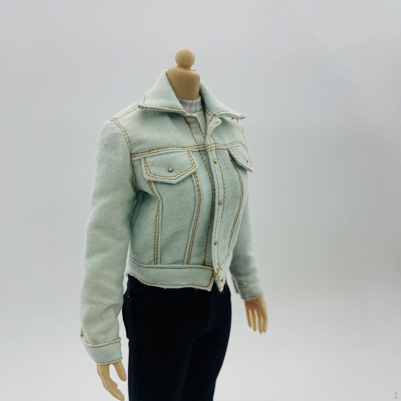 

1/6 куртка для куклы, наряд, мини-костюм для ролевых игр для детей, одежда для 12-дюймовых фигурок