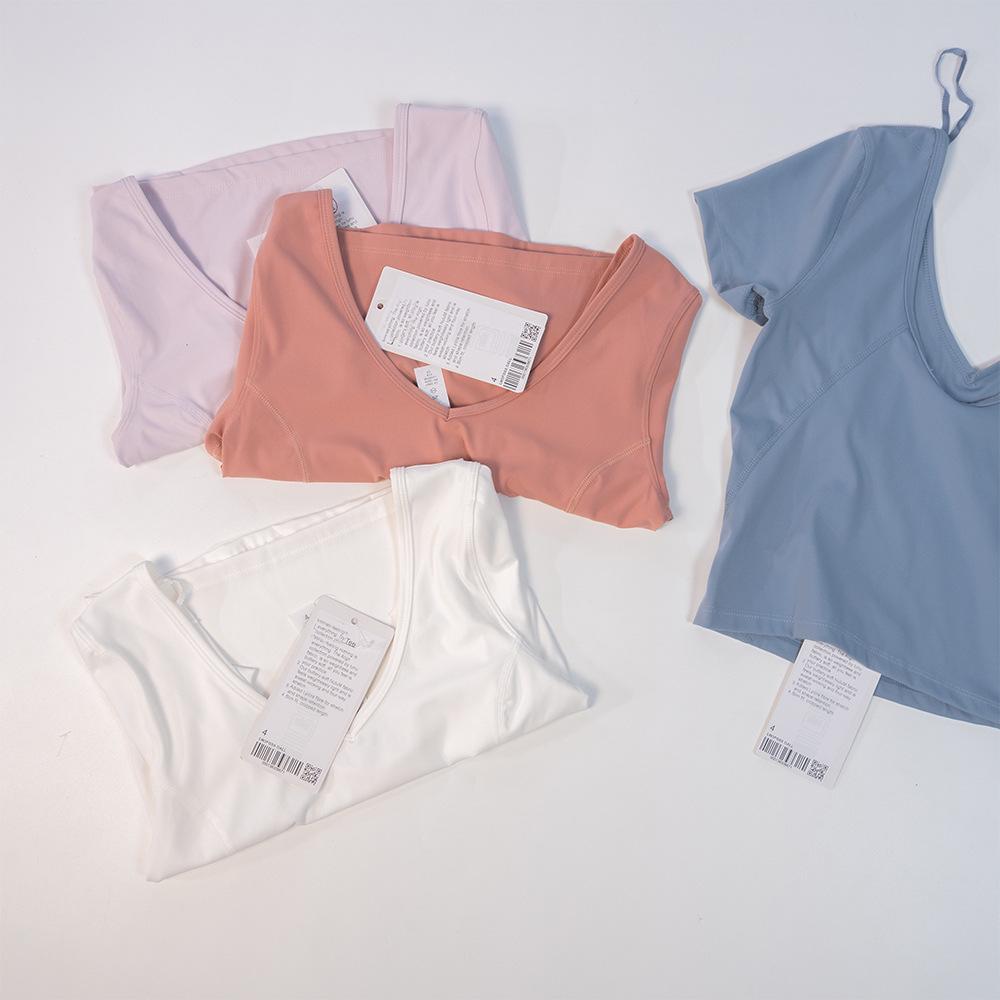 Sommer Leichtes Yoga-Top: Hüfttiefes Kurzarm-T-Shirt für Freizeit-Sport und Fitness
