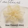 Pink Color Organza Flower Fabric Flower Clothing Accessories Wedding Dress Accessories  Wedding