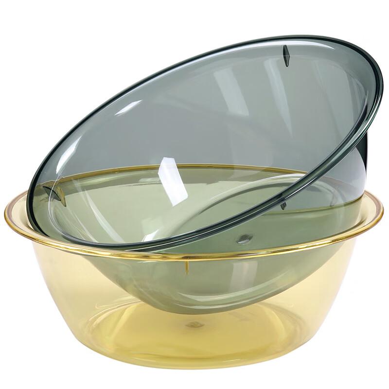 Прозрачный толстый пластиковый таз Meiliya