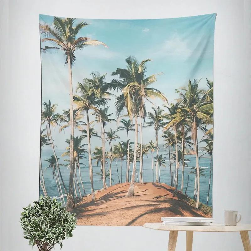 Декоративный гобелен с природными пейзажами — фото 9