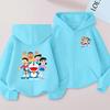 Kinder Rosa Cardigan Sweatshirt 3-12 Jahre Mädchen Junge Hoodie Reißverschluss Stil Beliebt Anime Schönes Mädchen Sport Lässig Mode Kleidung