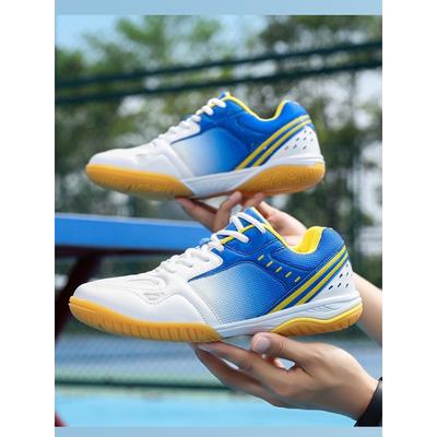 New Casual Badminton Shoes Breathable and Non-slip Men's and Women's Lightweight Table Tennis Sports Shoes Tennis Training Shoes