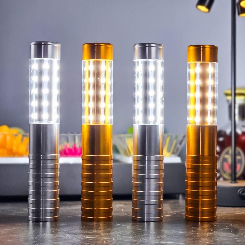 Light Flash Handheld Strobe Lights Rechargeable LED Strobe Baton Flash Strobe Stick  Club Bar