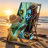 Avatar Print Beach Towel Design, Soft, Lightweight. for Home Bathroom, Spa, Pool, Yoga, Surfing, Camping, Gift for Family, Friend
