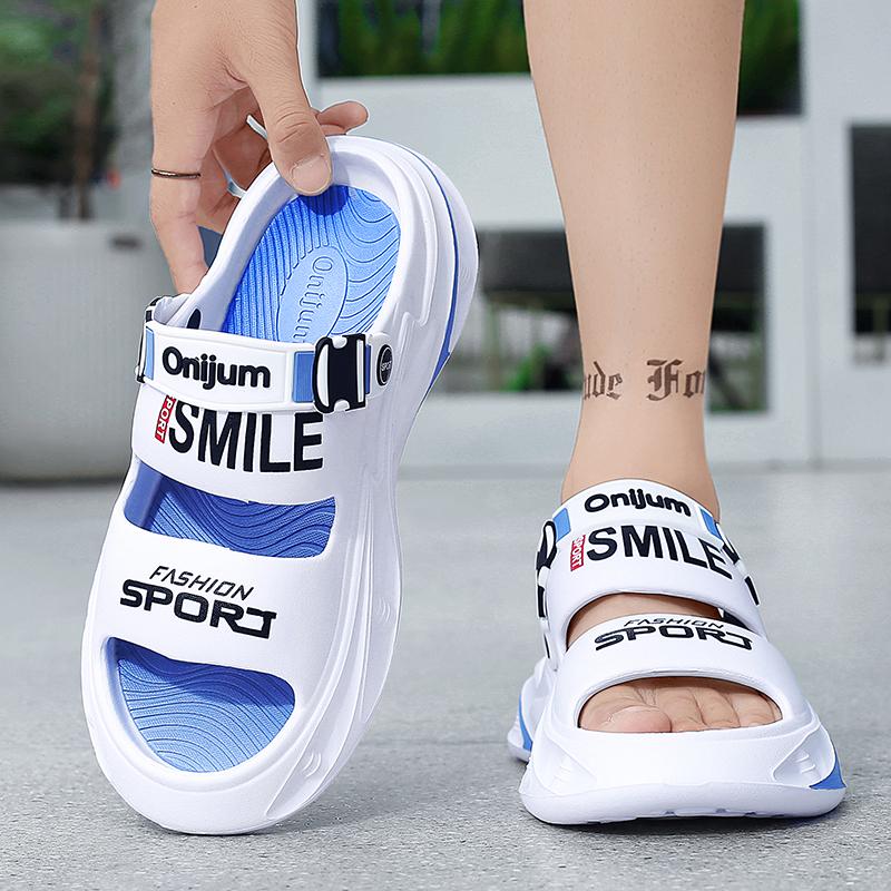 Men's Outdoor Sandals Slippers Beach Comfortable Slides Soft Clogs Men Casual Garden Shoes NEW Men Women Beach Sandals Slippers