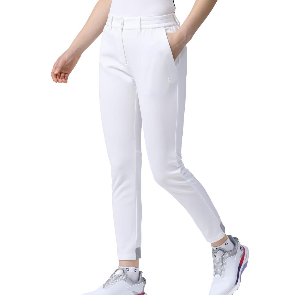 FootJoy Hybrid Stretch Ankle Pants, White, Women's, XL, FJW-S24-P04, 82142-XL