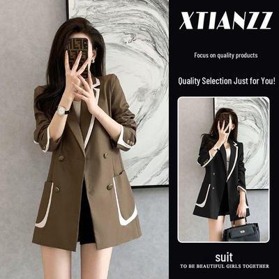 Veste de tailleur professionnelle amincissante tendance pour femmes printemps/automne 2024