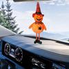 Halloween Pendant Car Accessories Rearview Mirror Cute Plush Witch Pumpkin Doll Hanging Pendants Halloween Ornaments Decoration