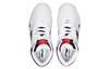Li Ning Knight Leather Fashion High Top Skateboard Shoes Men's Red White Black AGCN285-3