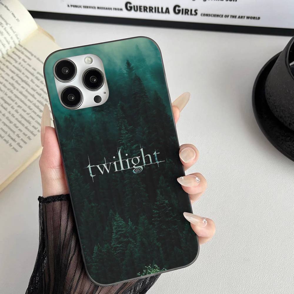 TV Twilight Isabella Edward Cullen Per IPhone 16 15 14 13 12 11 17 Pro Max Plus Custodia per Telefono Ondulata Anti-Caduta