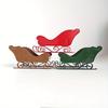 Christmas Decoration Home Decoration Sledding Ornament Set, Winter candy Sledding Gift Storage Container, Rack Storage