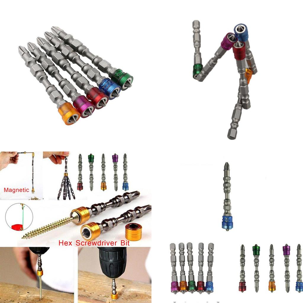 Kit d'outil de perceuse électrique polyvalent avec embout de tournevis magnétique Ph2 de haute qualité