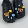 10PCS Fashion Shoe Charms Set Accessories Hole Shoe Buckle Cute Little Bear Star DIY 3D Shoes Decorations Kids Party Gift
