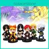 6pcs Naruto Cartoon Character Pvc Toy Model Decoration Child Christmas Gift
