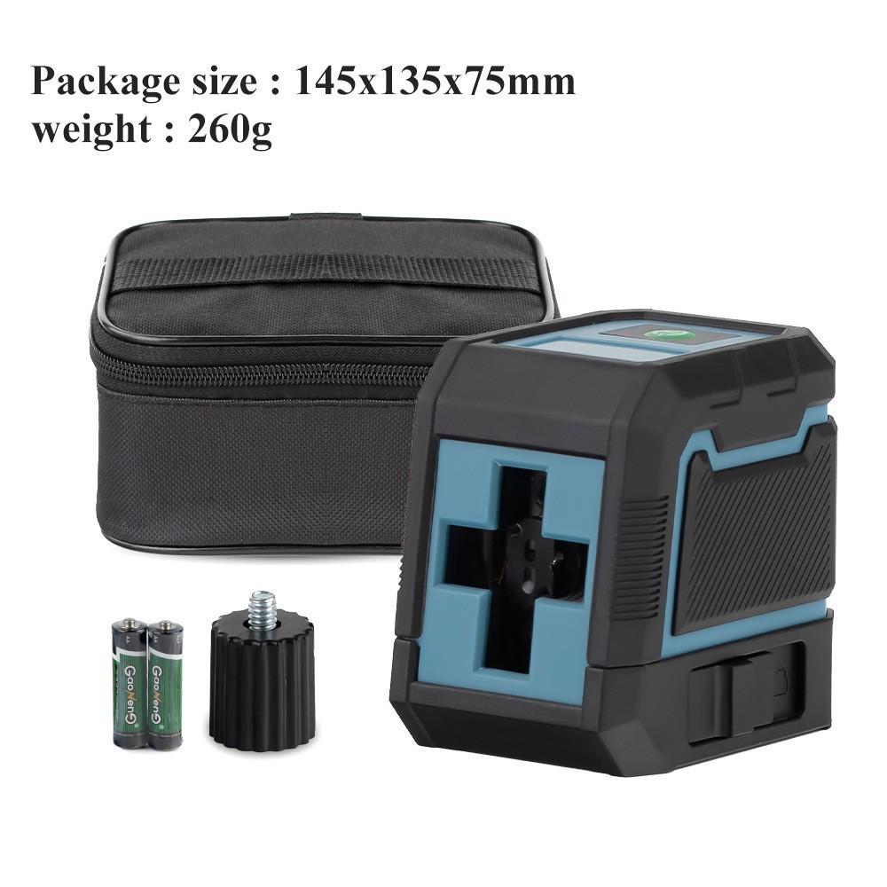 Cross Mini 5-Line, 2-Line High-Precision Infrared Laser Level with Strong Light and Water Level Meter