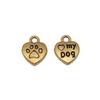Alloy Dog Paws Charms Bear Paws Pendants For Jewelry Making Dog Themed Accessories