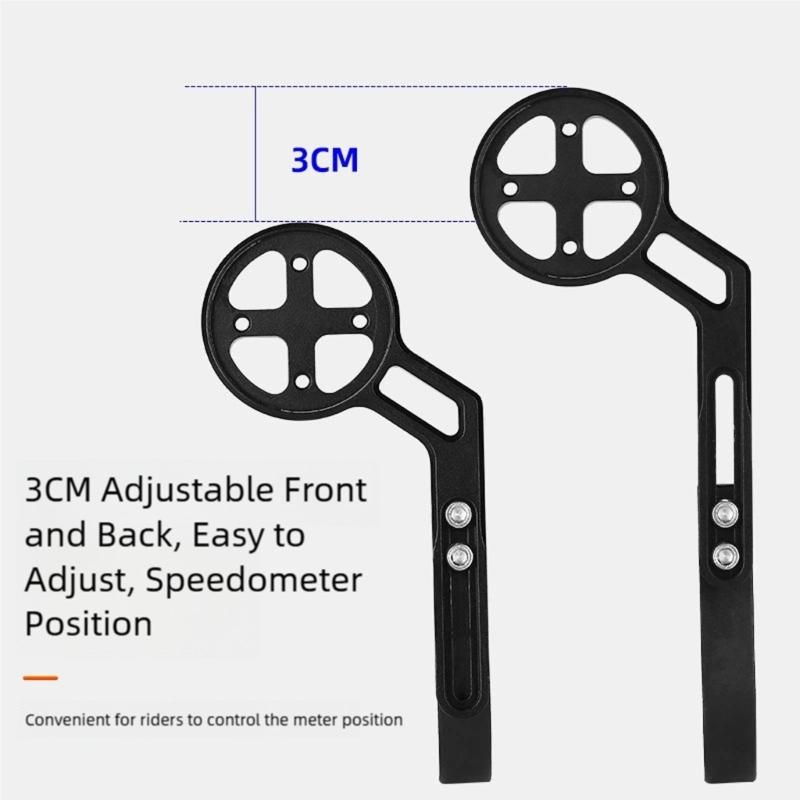 Bike Computer Mount Kit Aluminum Alloy Material Simple Setup Universal Compatibility Secure Mounting for Rough Terrains