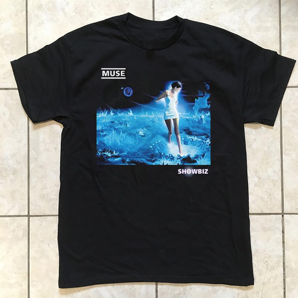 Футболка Muse Showbiz Альбом Все Размеры S-5XL Подарок Для Фанатов HH1004 Унисекс Футболка XXL