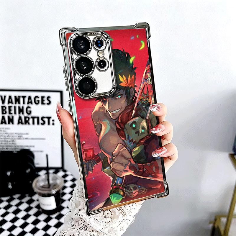 H-Hades A-Action Soft Phone Case For Samsung Galaxy S26 Ultra S25 Edge S24 FE S23 Plus S22 S21 + S20 Plating Anti-Fall Fundas