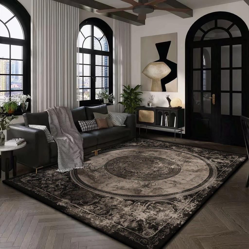 Large Modern Area Rug for Living Room Home Office Plush Non-Slip Floor Mat Machine Washable