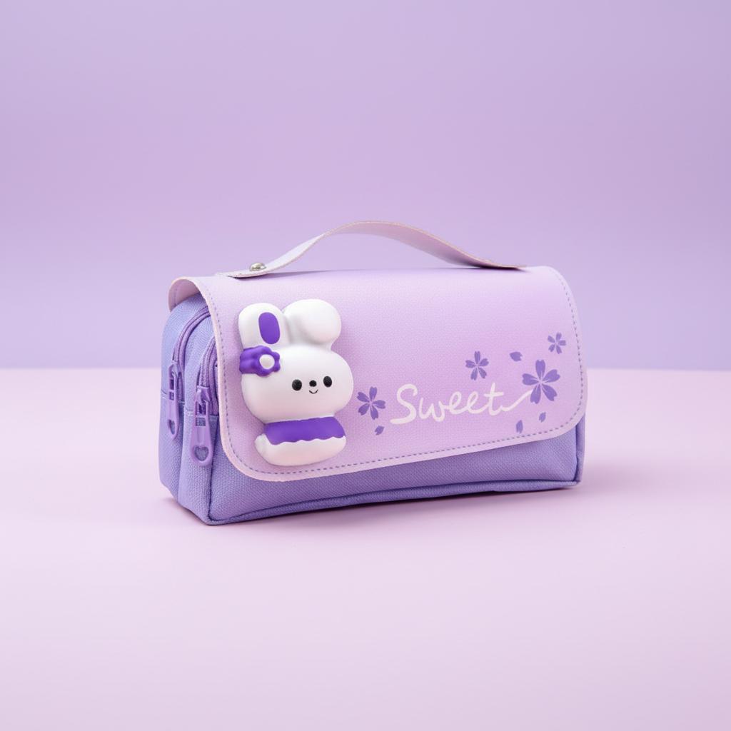 Pencil Pouch With Stress Relief Toys For Students And Office Workers Large Capacity Waterproof Organizer Bag