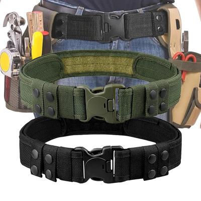 Herren Gürtel Outdoor Camouflage Taktischer Gürtel Oxford Stoff Gürtel Bergsteigergürtel Nylon Breit Hüftgürtel Arbeitsgürtel Neutrale Gürtel
