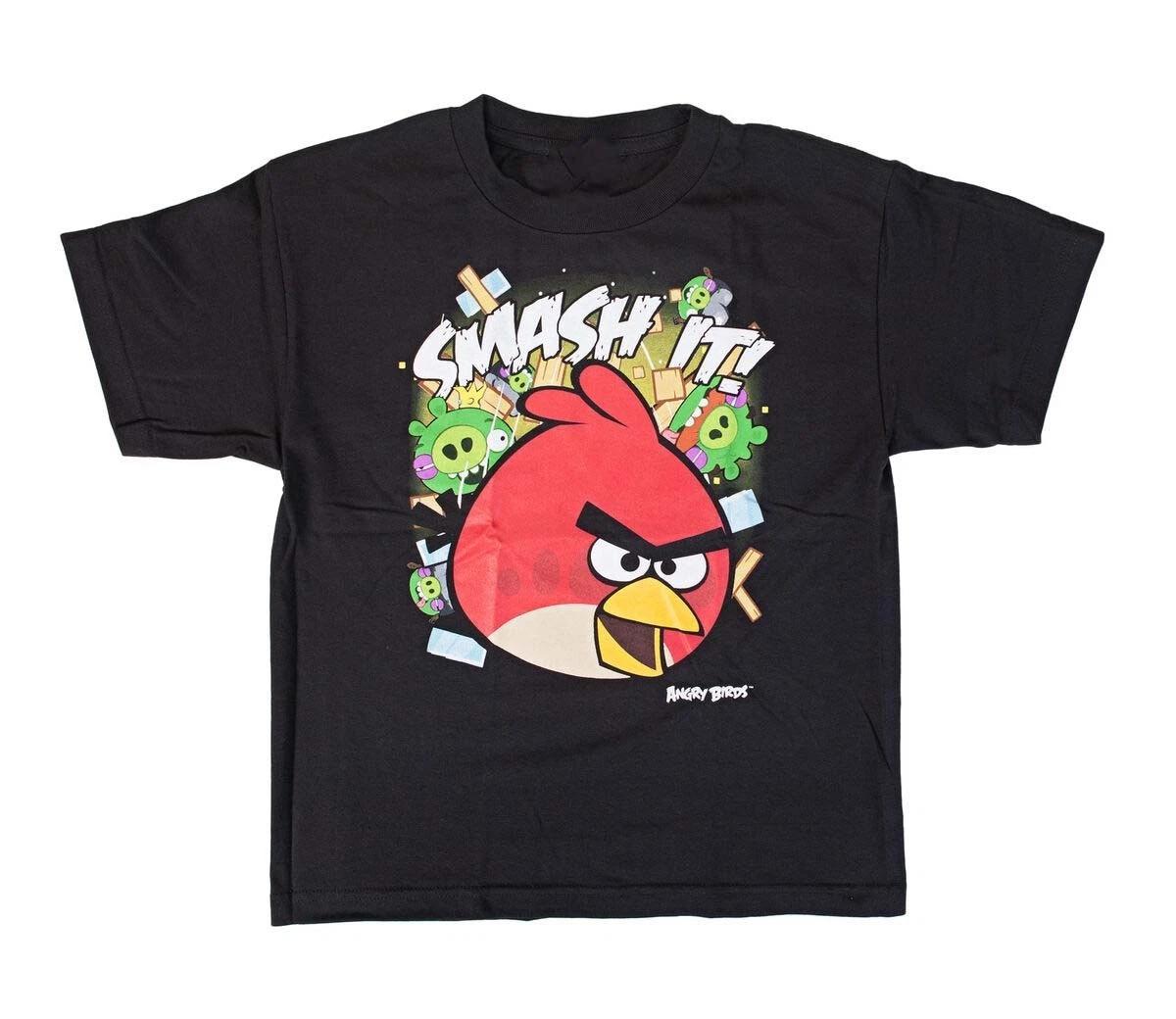 Angry Birds Smasher T-shirt Cotton Tee Size S to 234XL M720 S