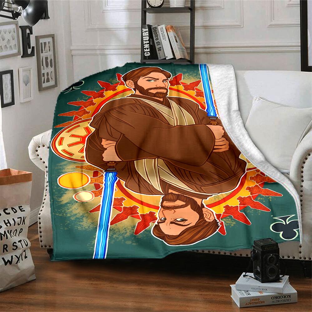 Star Wars Blanket Comfortable Perfect for Bed Sofa Couch Four Seasons Multipurpose Warmthful Decor Ideal Gift For Birthday Valentine'S Day