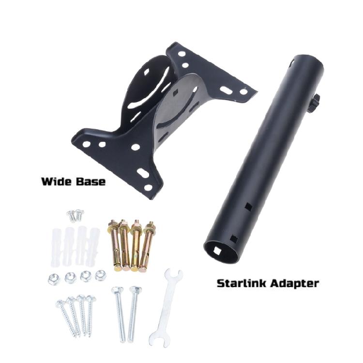 Roof Mounting Rack Kit For Starlink V2 Antenna, Simplifies Satellite Dish Setups Adjustable Enhancing Signal Reception
