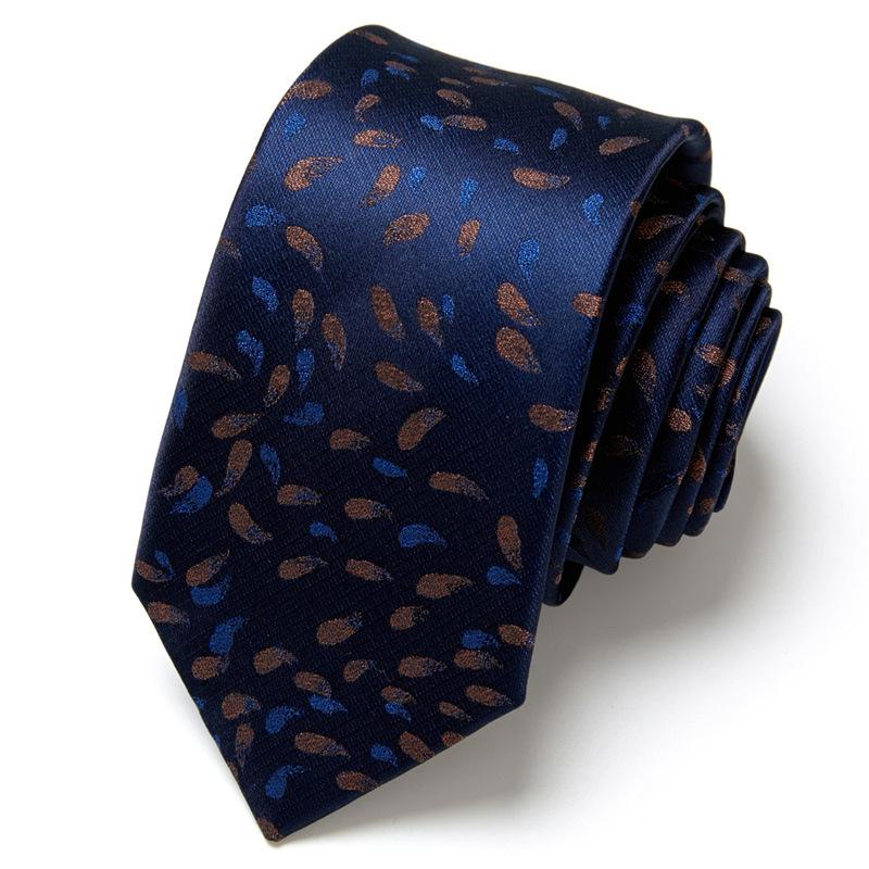 Men'S Business Tie Hand-Typed Professional Dress Interview Tie Men'S Polyester Silk