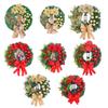Christmas Decorations Scene Arrangement Props Jesus Christmas Wreath Door Hanging