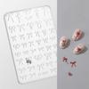 Silicone Mold for Nails: Angel Wings, Strawberry, Cherry, Bow, and Letters