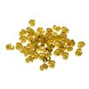 50 Pieces Yoga OM Spacer Beads Jewelry Making Findings DIY Decorative Gold Earrings Lightweight