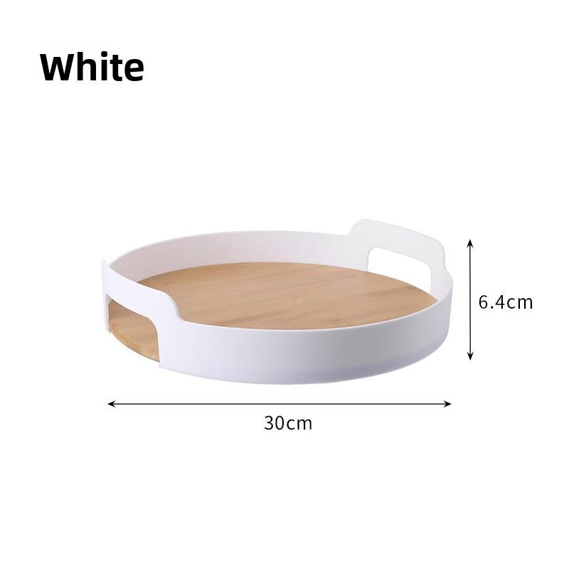 Multi-functional Storage Tray, Fruit Tray, Storage Tray, Dinner Plate, Tea Tray, Bamboo Panel, Desktop Decorative Tray
