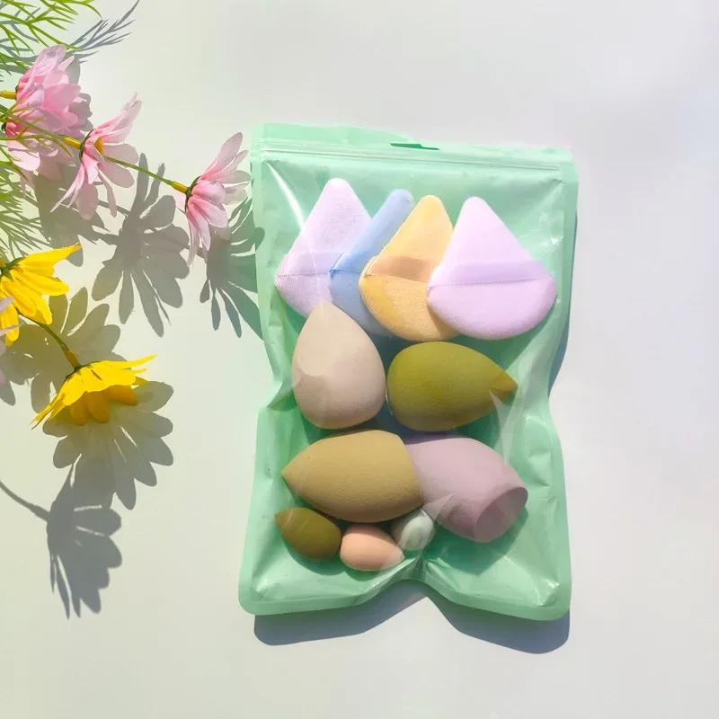 11/12Pcs Cosmetic Puff Makeup Sponge Blender Beauty Egg Foundation Sponges Powder Puff Women Make Up Accessories Beauty Tools
