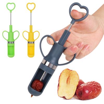 1/2Pcs Cherry Olive Pitter Tool Stainless Steel Corer Remover for Easy Pit Removal Multi-Function Fruit Stoner