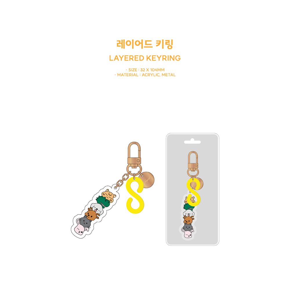 2023 INFINITE Concert COMEBACK AGAIN Layered Keyring