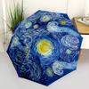 1pc Starry Night Automatic Folding Umbrella, Heavy-Duty 8-Rib Construction, Perfect for Everyday Yy251114121