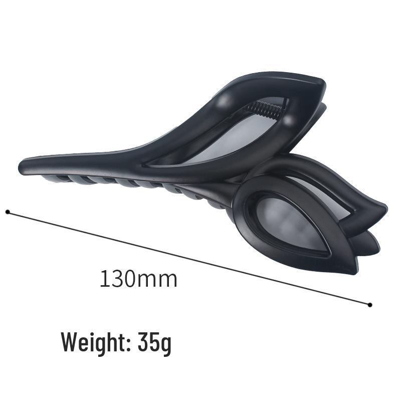 Tulip Frosted Tortoiseshell Hair Clip: Elegant Autumn Hair Accessory for Women