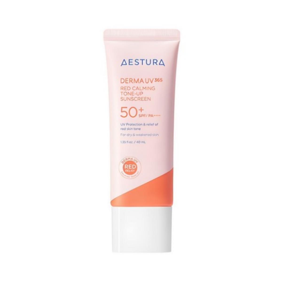 

ESTRA Derma UV 365 Red‑Calming Tone‑Up Sunscreen SPF50+ PA++++ — 40 ml